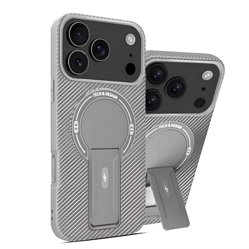 Matte Hard Pc Back Case - Luxuriöse Unsichtbare Standhülle mit Magnetfunktion für