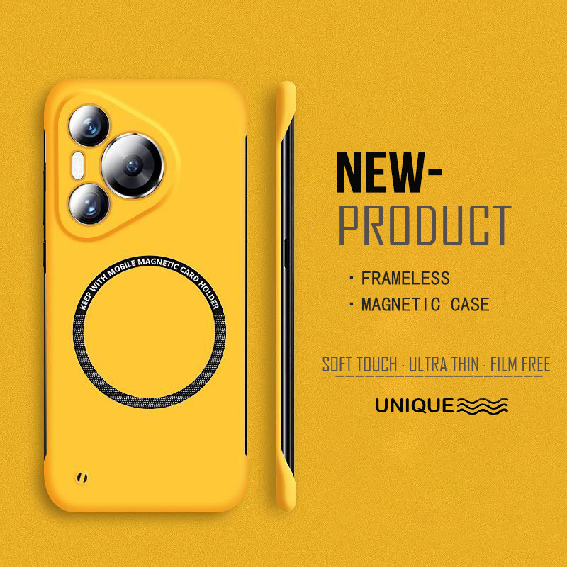 Ultra Thin Frameless Phone Cover - Ultradünne, harte PC-Magnet-Rahmenlose Handyhülle für Magsafe