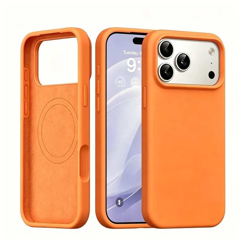 Liquid Silicone Magnetic Phone Case - Neue Flüssigsilikon-Magnet-Hülle für Magsafe für iPhone