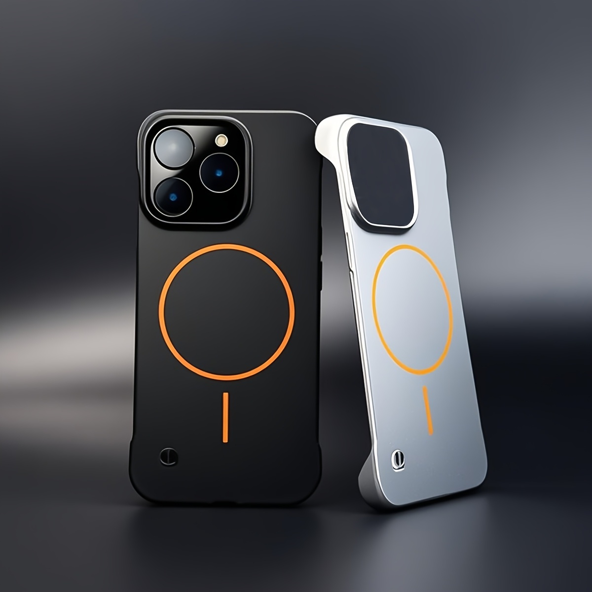 Ultra Thin Frameless Phone Cover - Matte, ultradünne, rahmenlose, kabellose Lade-Handyhülle für