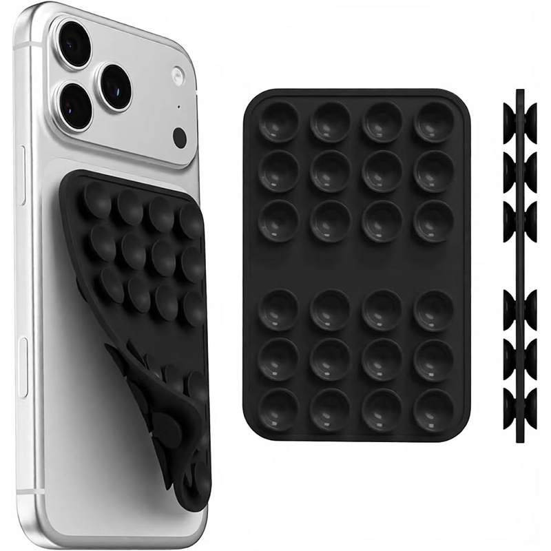 Phone Cases - Silikon-Saugnapf-Handyhülle mit doppelseitigem, freihändigen, stark haftendem