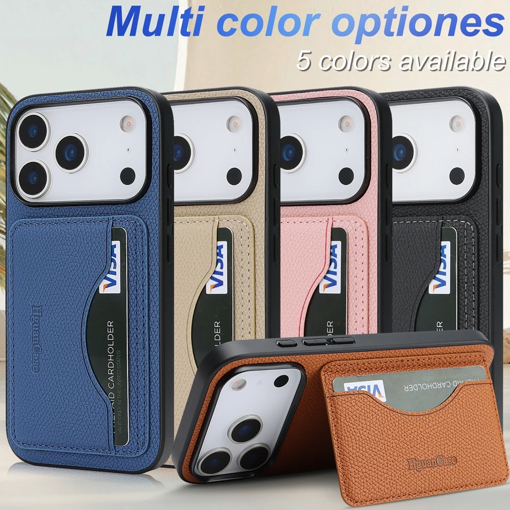 Lederhülle Kartenfach Handyhül – Leather Wallet Card Holder Phone Cover Bewertung und Preis