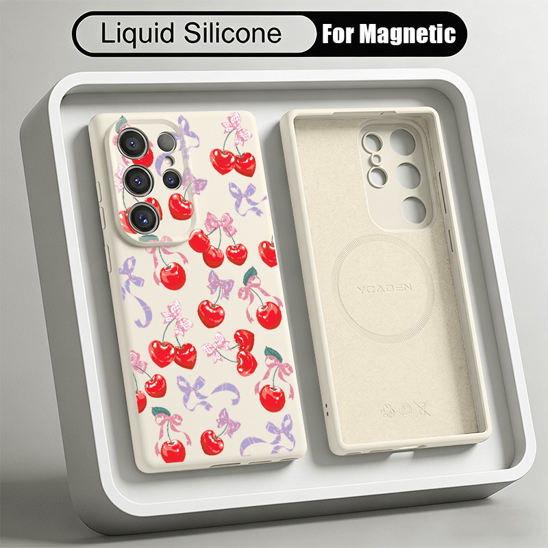 Kirschmuster Flüssigsilikon Ha – Liquid Silicone Magnetic Phone Case Bewertung und Preis