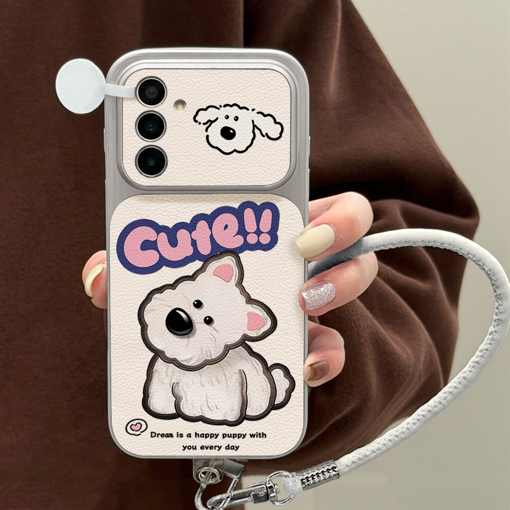 Niedliche Cartoon-Hunde-Handyh – Cute Cartoon Wrist Strap Silicone Case Bewertung und Preis