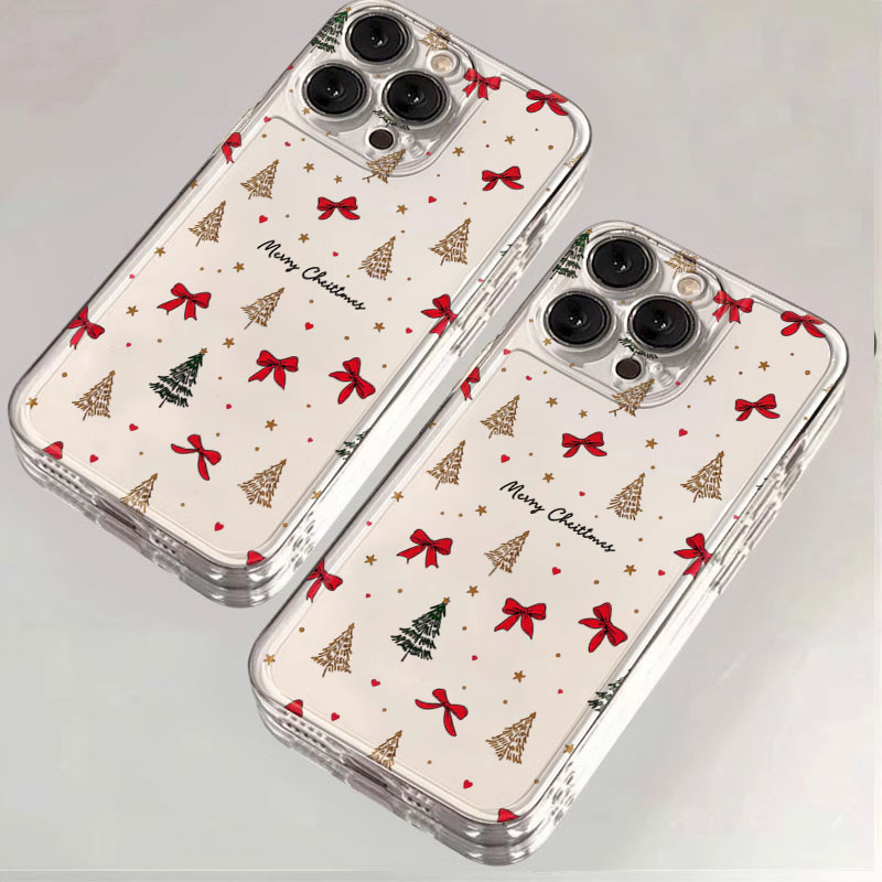 Rote Schleife Weihnachten Tran – Clear Shockproof Bumper Case Bewertung und Preis