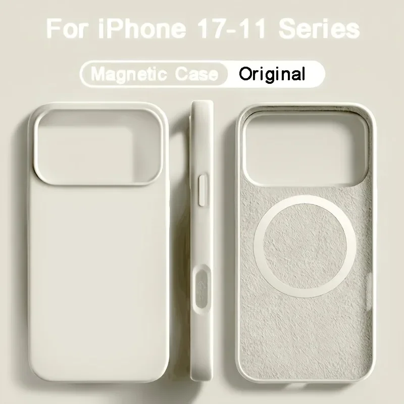 Modische magnetische Flüssigsi – Liquid Silicone Magnetic Phone Case Bewertung und Preis