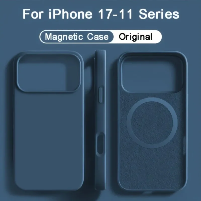 Modische magnetische Flüssigsi – Liquid Silicone Magnetic Phone Case Bewertung und Preis